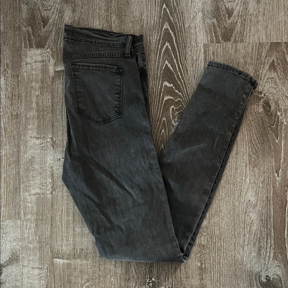 Flying Monkey Gray Faded Mid Rise Skinny Denim Size 30